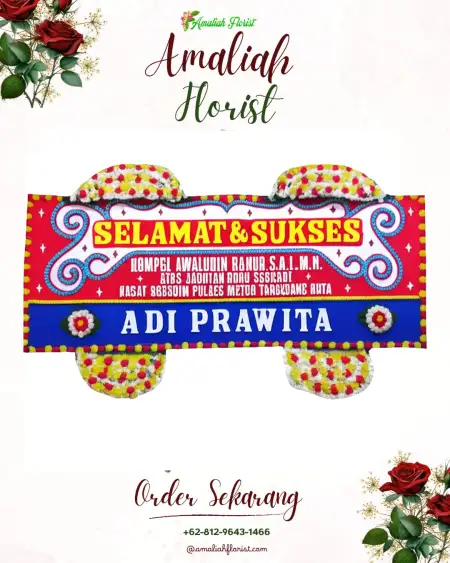 Papan Bunga Ucapan Selamat Way Tawar